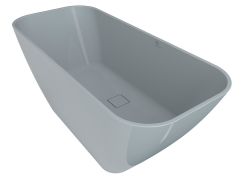 Fjordd wanna wolnostojąca Sidu slud 160x64 szary połysk