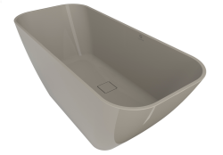 Fjordd wanna wolnostojąca Sidu bunes 160x64 beż połysk