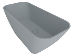 Fjordd wanna wolnostojąca Sidu slud 160x64 szary mat