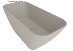 Fjordd wanna wolnostojąca Sidu bunes 160x64 beż mat