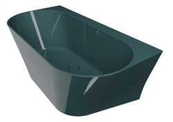 Fjordd wanna wolnostojąca Ramsa skala 160x80 antracyt połysk