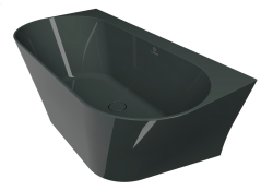 Fjordd wanna wolnostojąca Ramsa royk 160x80 szarość z zielenią połysk