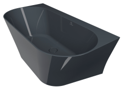 Fjordd wanna wolnostojąca Ramsa mjosa 160x80 granat z zielenią połysk