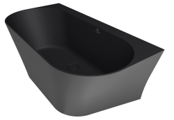 Fjordd wanna wolnostojąca Ramsa vanad 160x80 czarny mat