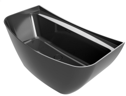 Fjordd wanna wolnostojąca HARDA vanad165X68 czarny połysk