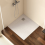Roca Terran brodzik kompozytowy STONEX 80X80 cm beż