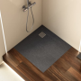 Roca Terran brodzik kompozytowy STONEX 80X80 cm beż