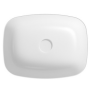 Meissen Keramik umywalka nablatowa FARVA 50x38 cm prostokątna biały połysk