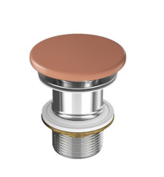 Meissen Keramik ceramiczny korek do umywalek bez przelewu ceglasty matowy