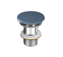 Meissen Keramik ceramiczny korek do umywalek bez przelewu niebieski matowy