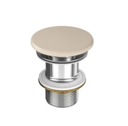 Meissen Keramik ceramiczny korek do umywalek bez przelewu beż matowy