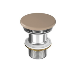 Meissen Keramik ceramiczny korek do umywalek bez przelewu cappuccino matowy