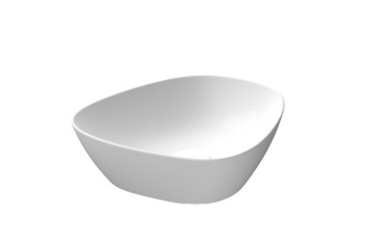 Meisen Keramik umywalka nablatowa KONTRA 38 cm biały mat