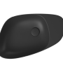 Meisen Keramik umywalka nablatowa KONTRA 60 cm z pólką bez otworu na armaturę czarny mat