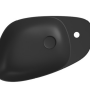 Meisen Keramik umywalka nablatowa KONTRA 60 cm z pólką z otworem na armaturę czarny mat