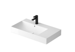 Meissen Keramik WERTA umywalka meblowo wisząca prawa 80 cm biała