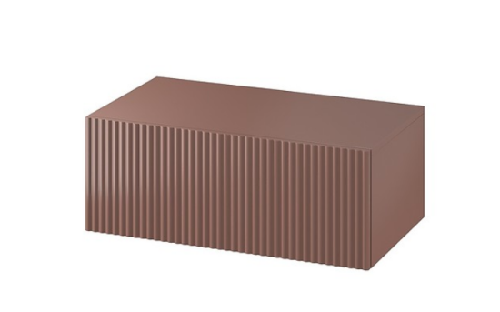 Meissen Keramik szafka łazienkowa podblatowa 80 cm ryflowana cegła