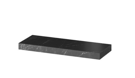 Meissen Keramik blat wolnowiszący KONTRA 120 cm czarny marmur