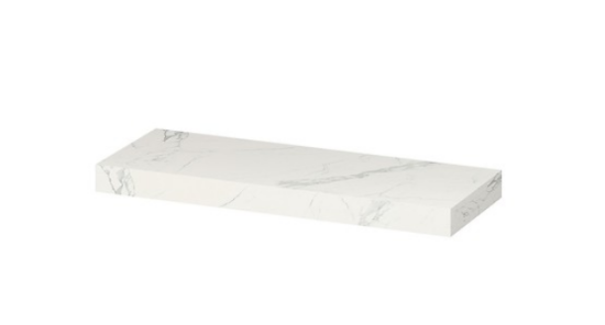 Meissen Keramik blat wolnowiszący KONTRA 140 cm biały marmur