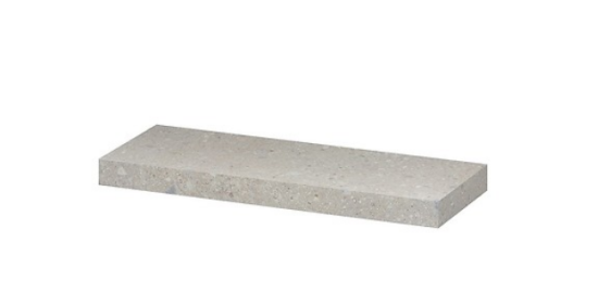 Meissen Keramik blat wolnowiszący KONTRA 140 cm szary kamień