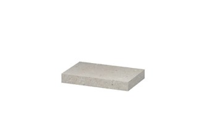 Meissen Keramik blat wolnowiszący KONTRA 80 cm szary kamień
