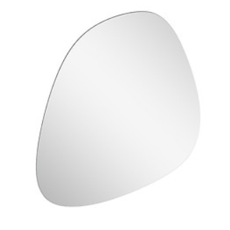 Meissen Keramik lustro KONTRA asymetryczne 92x88 cm