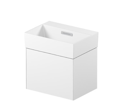 Meissen Keramik szafka podumywalkowa REDA 55 cm biała matowa