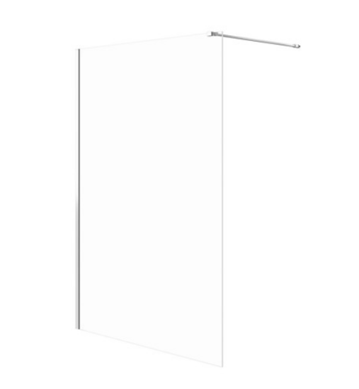 Meissen Keramik kabina prysznicowa Walk-In KONTRA 100x200 chrom