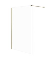 Meissen Keramik kabina prysznicowa Walk-In KONTRA 140x200 złota