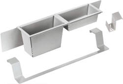 Deante zestaw akcesoriów do zlewozmywaka Magnetic stal ZZMK011O
