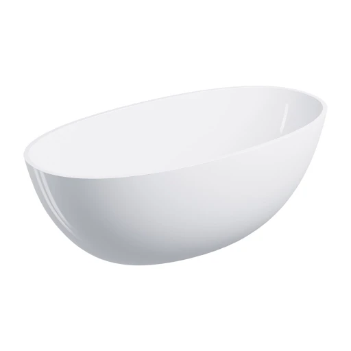 Omnires SHELL M+ wanna wolnostojąca 148x75 cm biały mat